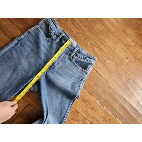 Madewell Curvy Stovepipe Jeans Women's Size 29 Blue Denim High Rise Medium Wash - Picture 6 of 10